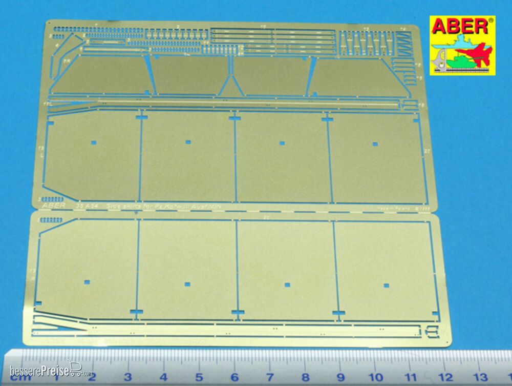 Aber Models 35 A054 - Side skirts for Pz.Kpfw III