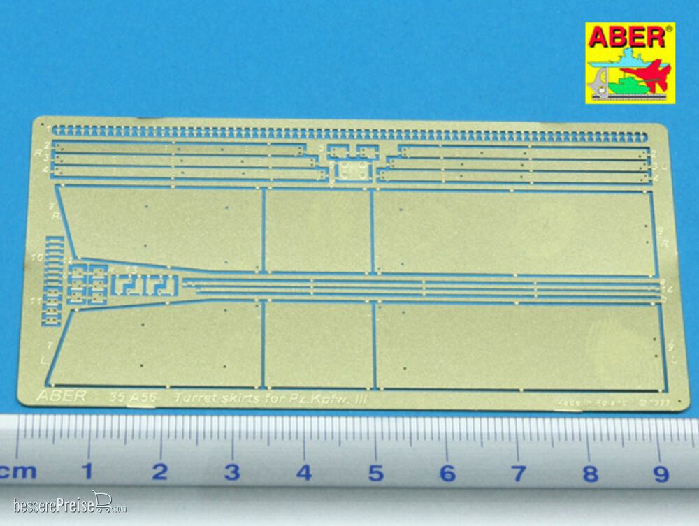 Aber Models 35 A056 - Turret skirts for PzKpfw