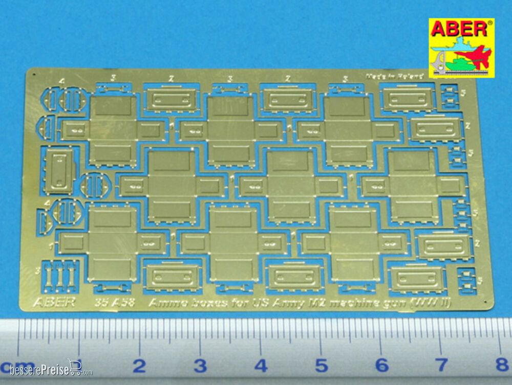 Aber Models 35 A058 - Ammo boxes for Browning M2 (WW II)