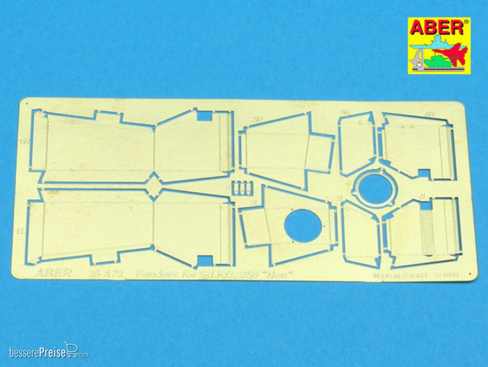 Aber Models 35 A073 - Fenders for Sd.Kfz.250 Neu