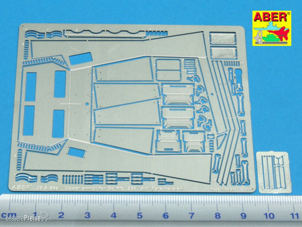 Aber Models 35 A084 - Upper armor for Sd.Kfz. 250 Alte for late version