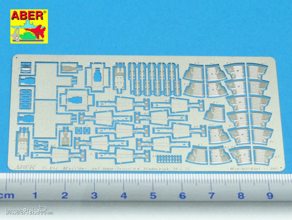 Aber Models 35 A094 - Magazines & ammo boxes for 20mm KwK 30 & 38