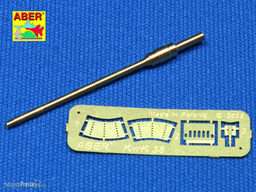 Aber Models 35 L-042 - German 2 cm tank gun barrel L/56 for KwK 38