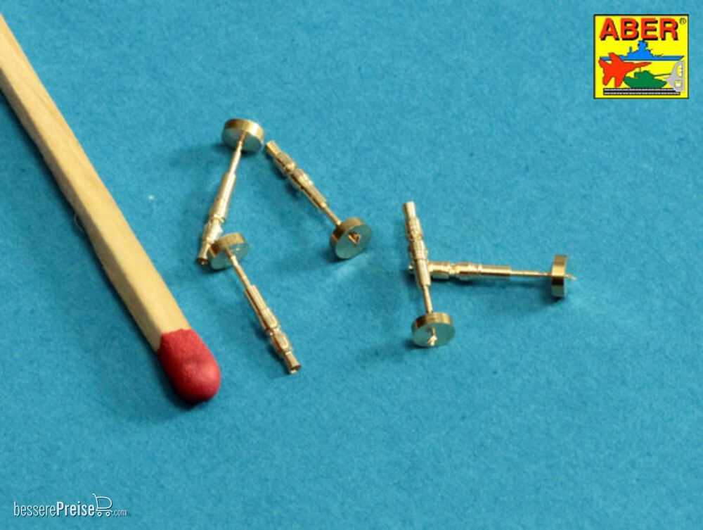 Aber Models 35 L-083 - Tank MG 34 tips barrels x 5