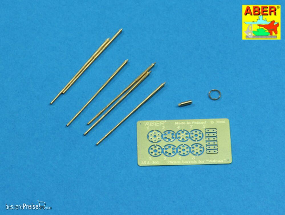 Aber Models 35 L-105 - 20mm barrels for M61 gun Vulcan