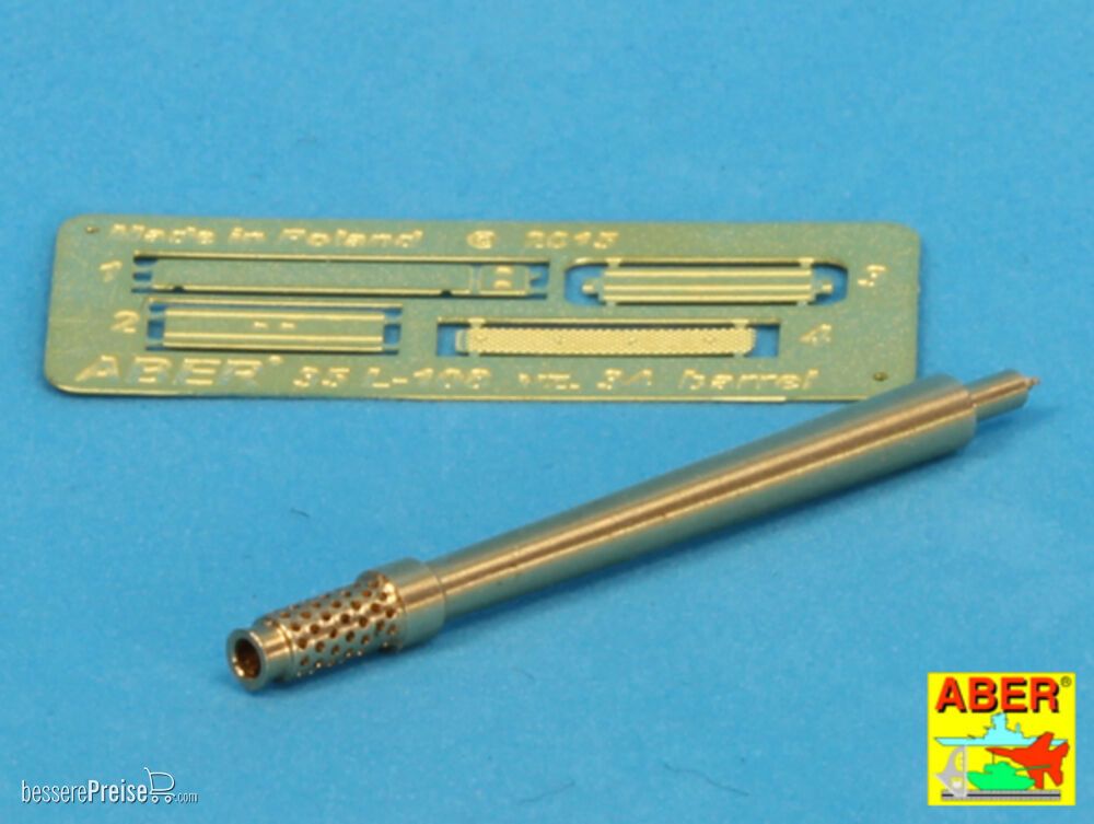 Aber Models 35 L-108 - 3,7cm KwK.34(t) or vz. 34 barrel for Pz.35(t) tank