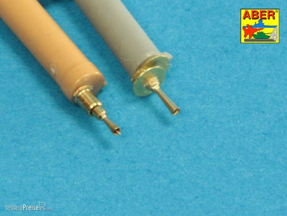 Aber Models 35 L-171 - Set of gun barrel tips for MG 08 x3 pcs. And barrel tips for MG 08/15 x 3 pcs.