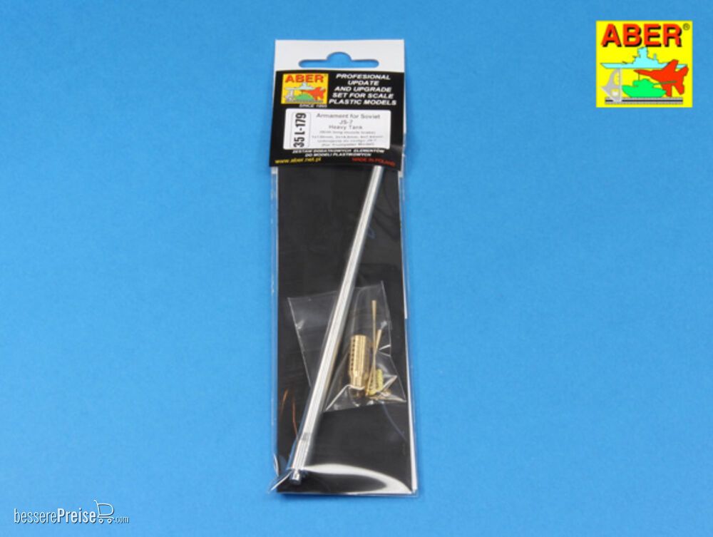 Aber Models 35 L-179 - Armament for Soviet JS-7 Heavy Tank (With long muzzle brake)