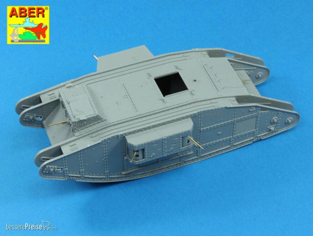 Aber Models 35 L-197 - Barrels for British WWI Tank Mk.V