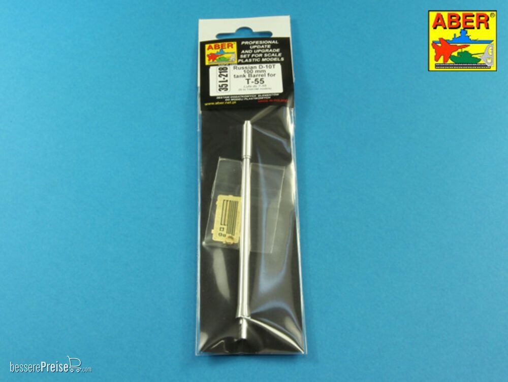 Aber Models 35 L-218 - Russian D-10T 100mm tank barrel for T-55