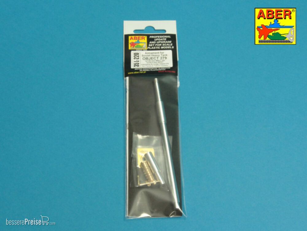 Aber Models 35 L-220 - Armament for Soviet Heavy Tank OBJECT 279 1x130mm, 2x14,5mm