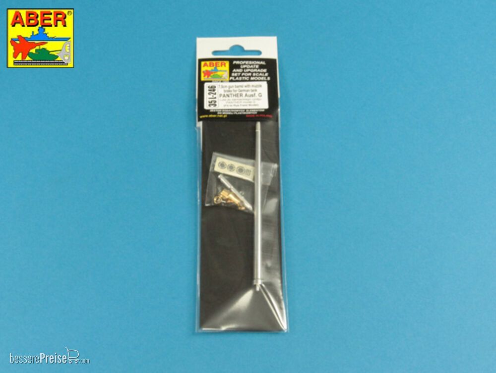 Aber Models 35 L-246 - 7,5 cm barrel with muzzle brake for Panther Ausf.G