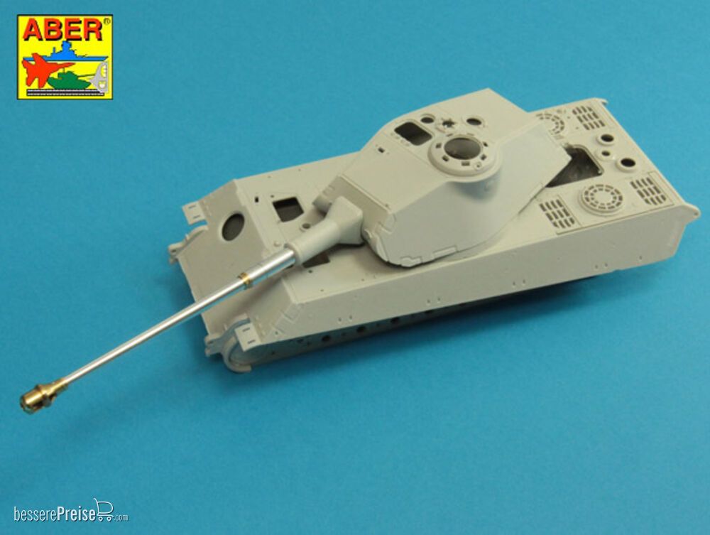 Aber Models 35 L-248 - Barrel for German 8,8cm Kw.K 43/3 L/71 (two part) gun used on Tiger B Porsche turret-late