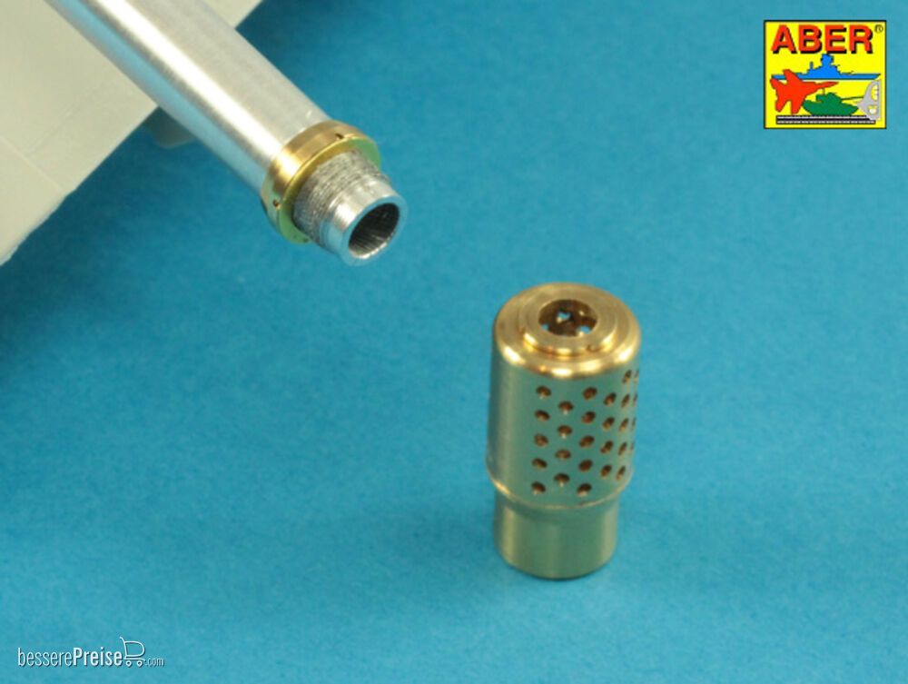 Aber Models 35 L-261 - 150mm Barrel with muzzle brake for German E-100 Heavy Tank Krupp Turret