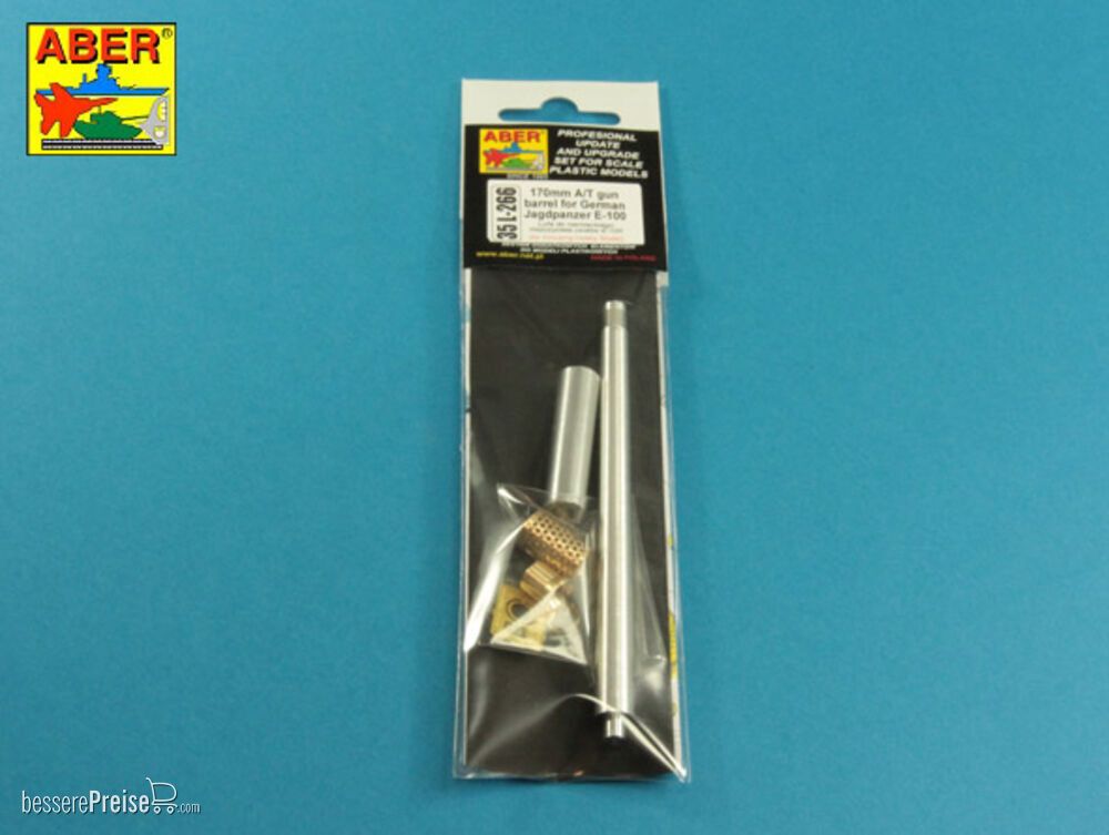 Aber Models 35 L-266 - 170mm A/T gun barrel for German Jagdpanzer E-100 (Amusing)