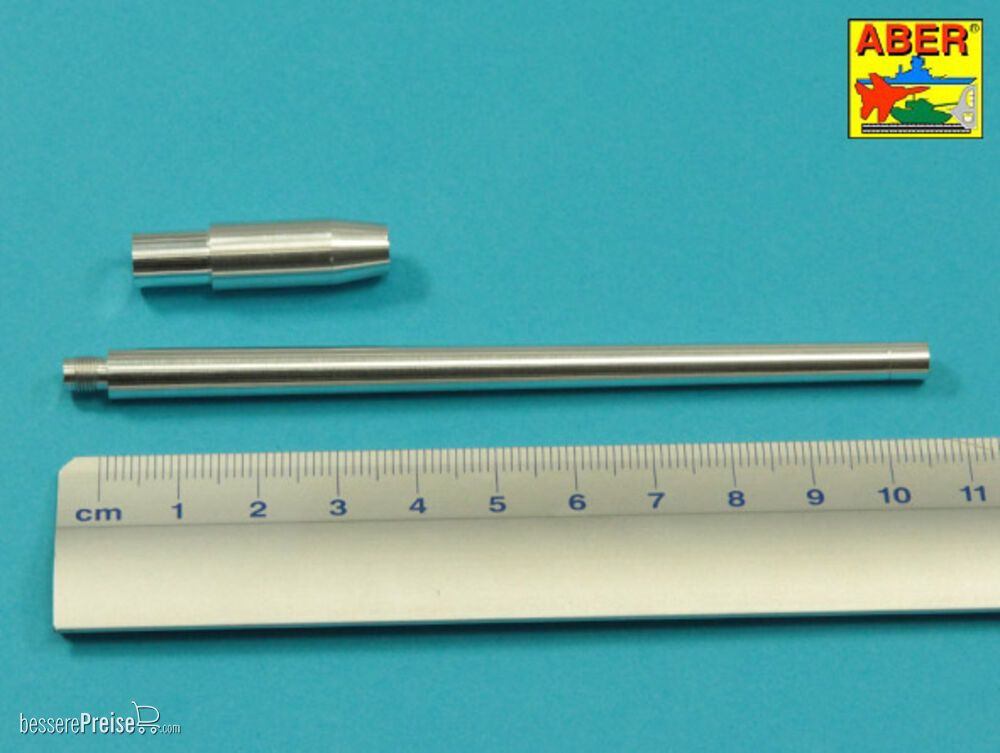 Aber Models 35 L-302 - 128mm PaK 44 L/55 gun barrel for Sd.Kfz.186 Jagdtiger (Takom)