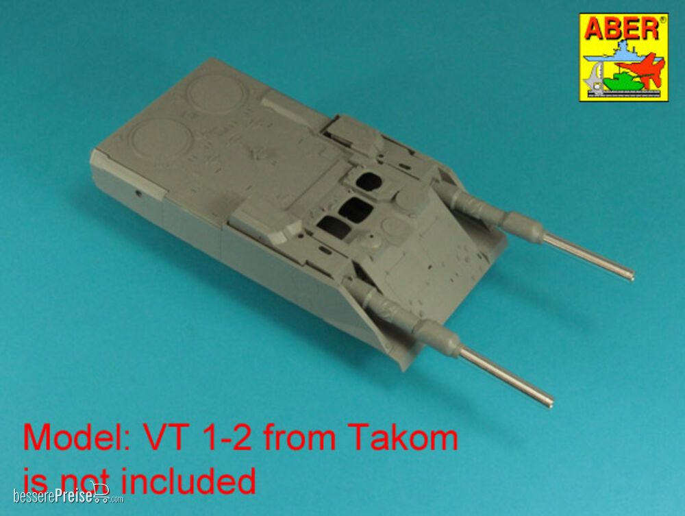 Aber Models 35 L-328 - Barrels 120mm for German tank VT 1-2 (Takom)