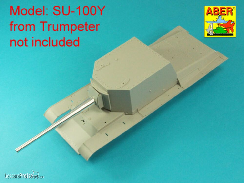 Aber Models 35 L-339 - 130mm Soviet B-13 barrel for SU-100Y SPG (Trumpeter)