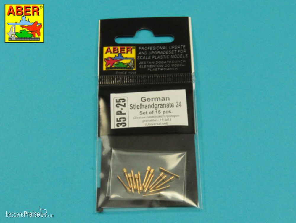 Aber Models 35 P-25 - German Stielhamdgranate 24 (15 pcs.)