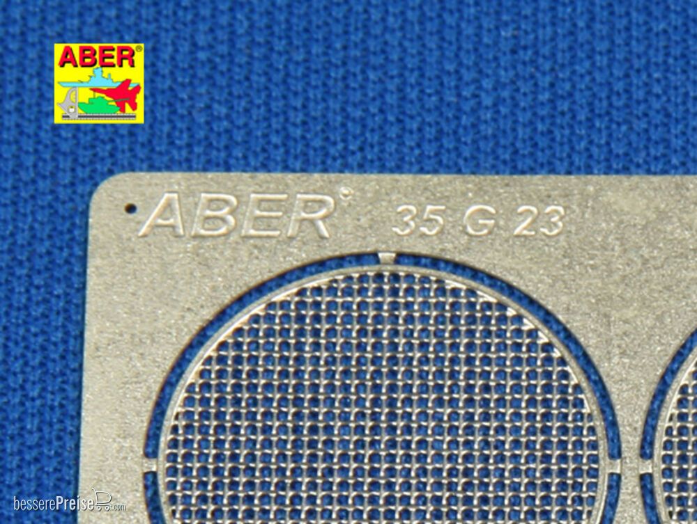 Aber Models 35G23 - Grilles for German Geschützwagen Tiger für17 cm Kanone