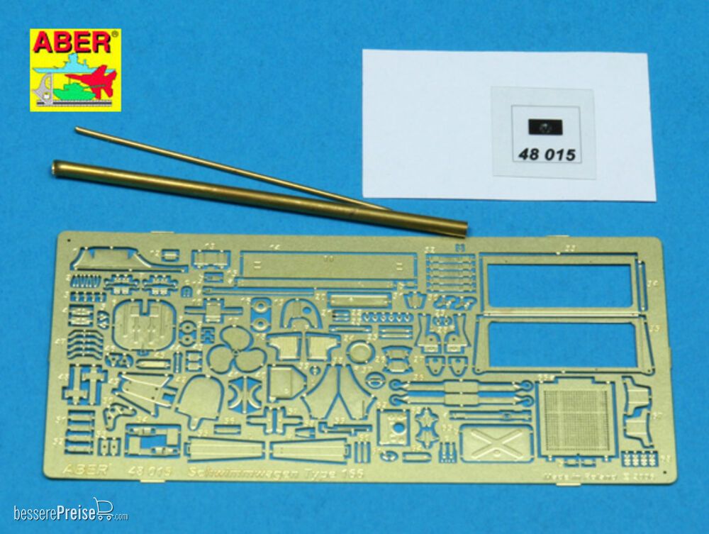 Aber Models 48015 - SCHWIMMWAGEN TYPE 166 (Fit to Tamiya)