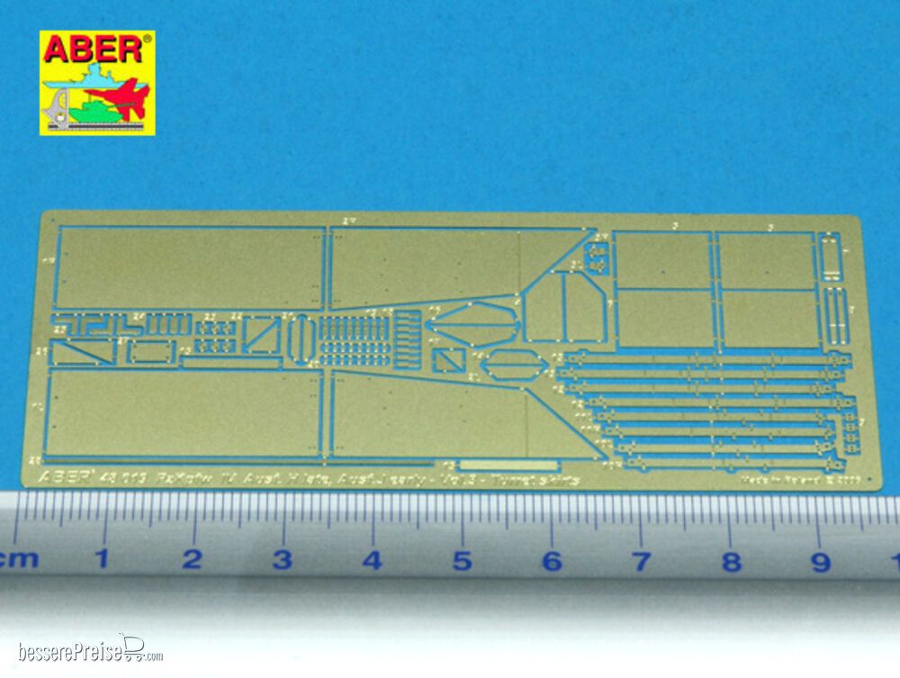 Aber Models 48019 - Pz.Kpfw.IV,Ausf.H late,Jearly Vol.3-Turret skirts