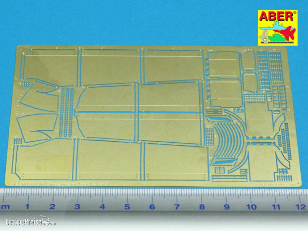 Aber Models 48036 - TIGER II -Side skiirts fenders