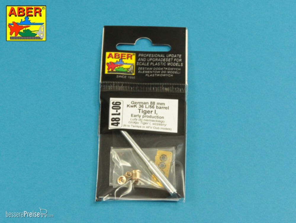 Aber Models 48 L-06 - German 88 mm KwK 36 L/56 Tiger I Early Barrel