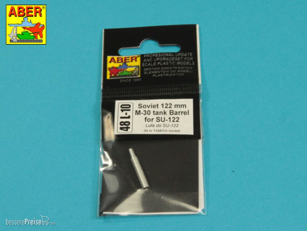 Aber Models 48 L-10 - Soviet 122mm M-30 tank Barrel for SU-122