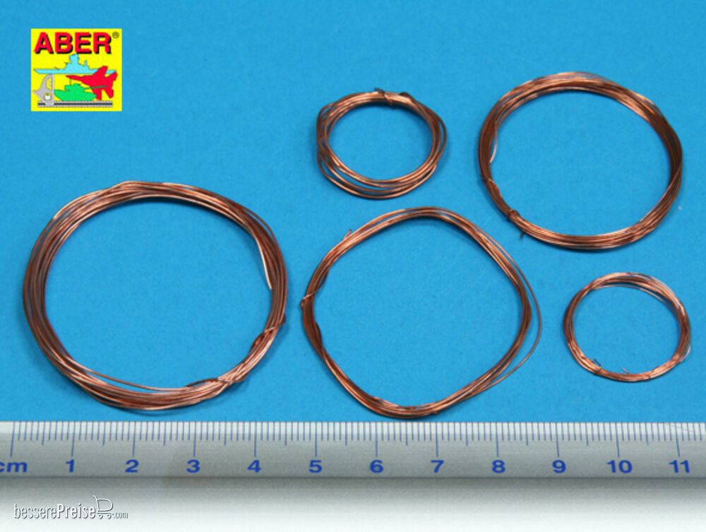 Aber Models ADZ-1 - Wires set (diameter 0,2 0,3 0,4 0,5 0,6 mm, lenght 1m each)