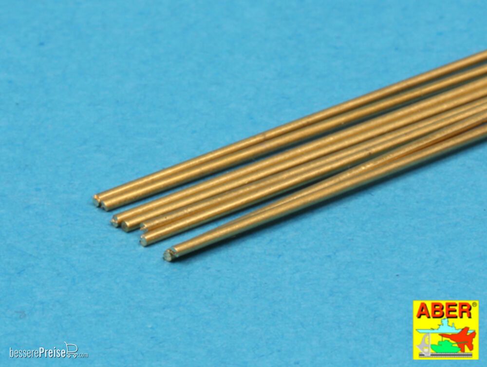 Aber Models BR 06 - Brass round rods 0,6mm