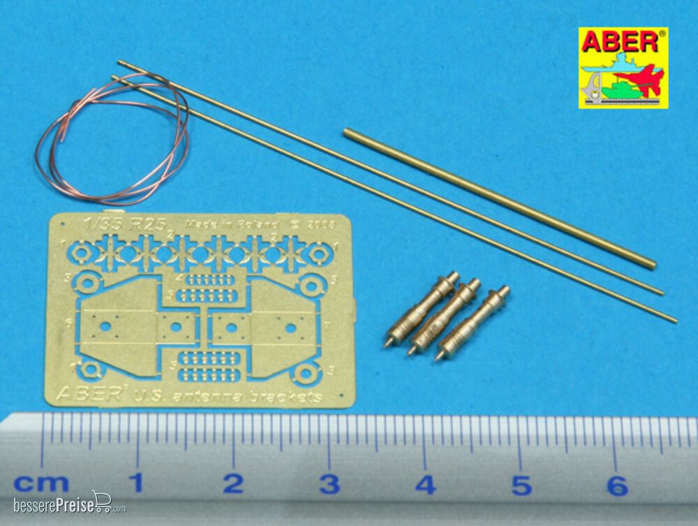 Aber Models R-25 - US antenna & brackets