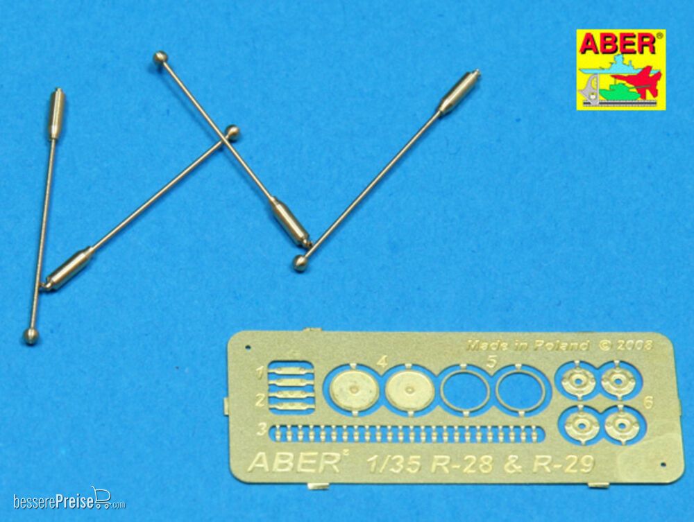 Aber Models R-29 - German indicator for Sd.Kfz.231 232 x 4 pcs