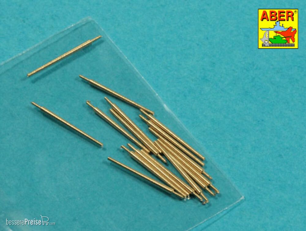 Aber Models RE-200 L09 - Set of 16 pcs 37 mm L/83 barrels SK C/30 for German ships