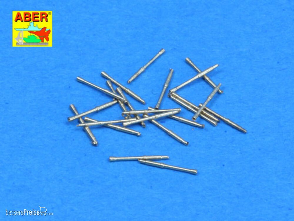 Aber Models RE-350 L68 - Set of 20 pcs 37mm/54 breda gun barrels