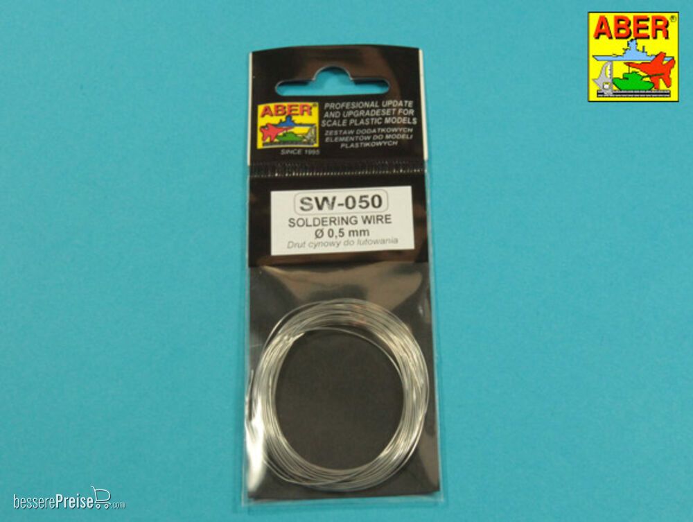 Aber Models SW-050 - Soldering wire diameter 0,50mm length 5m