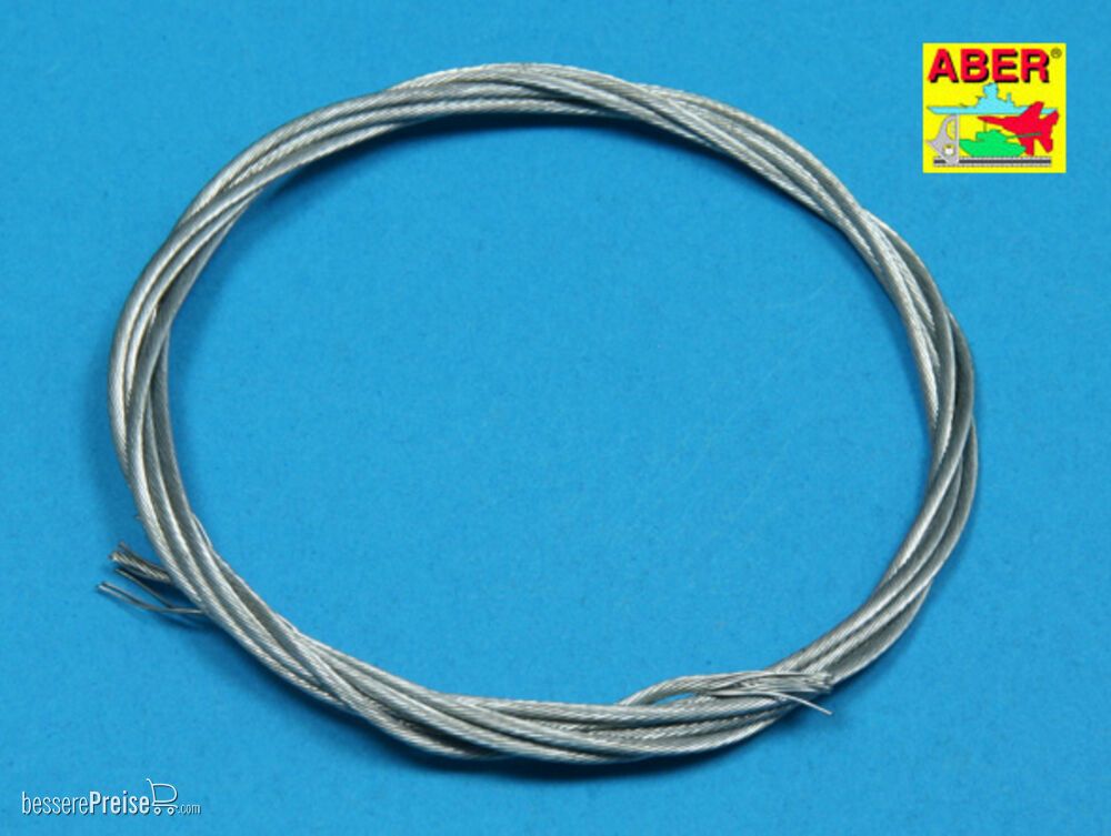 Aber Models TCS 13 - Stainess steel towing cables o 1,3 mm, 1m long