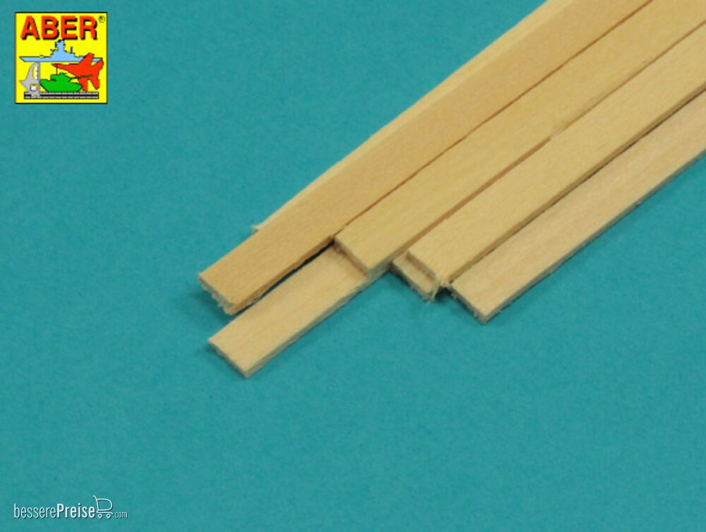 Aber Models WL 1,5X6 - Limewood slats 1,5 x 6 x 245mm x 7 pcs.