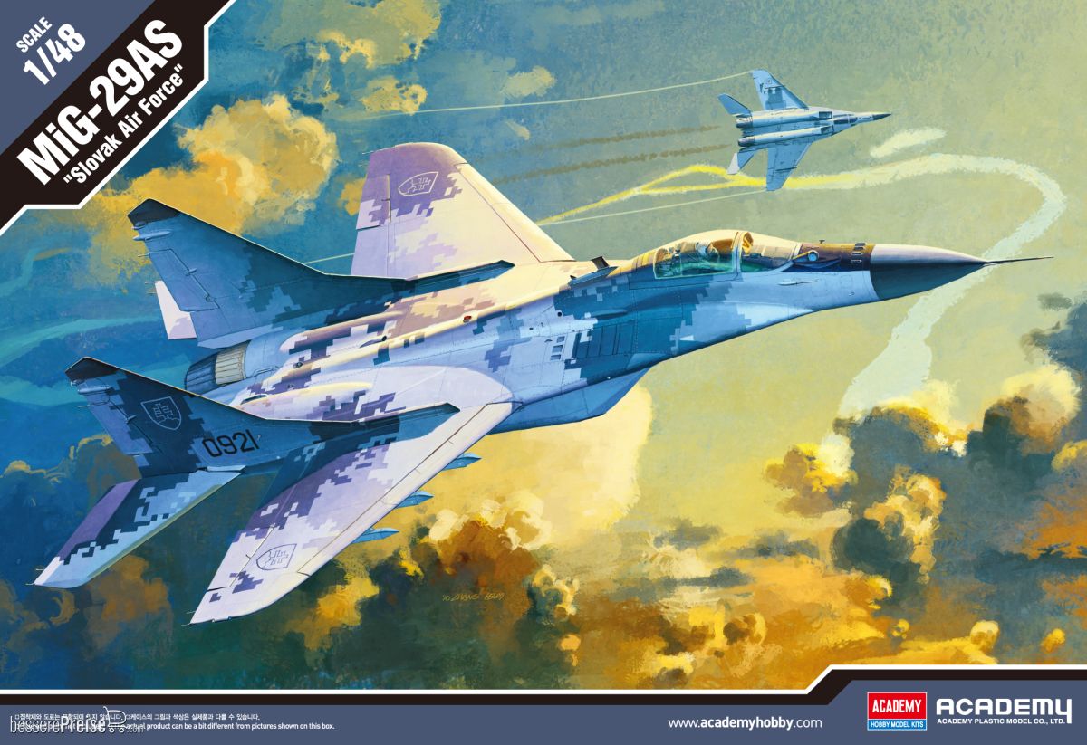 Academy 12227 - 1/48 Mig-29As: Le