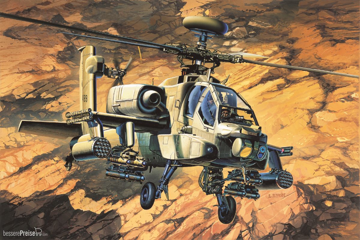 Academy 12262 - 1/48 Ah-64A