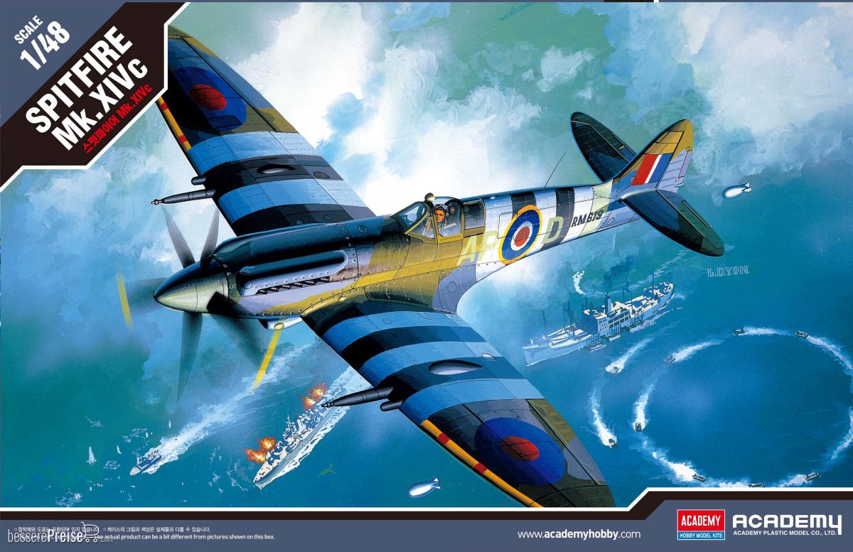 Academy 12274 - 1/48 Spitfire Mk.Xiv-C