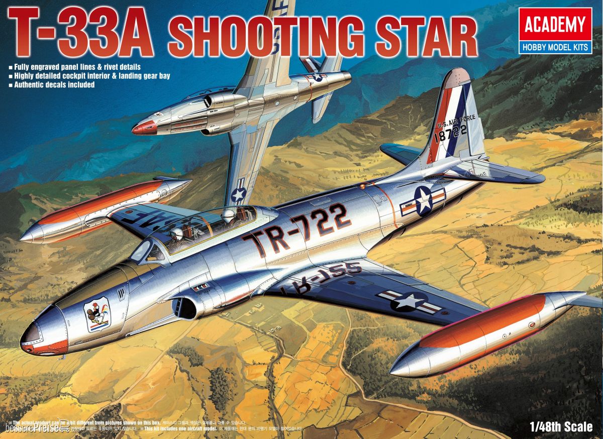 Academy 12284 - 1/48 T-33A Shootingstar