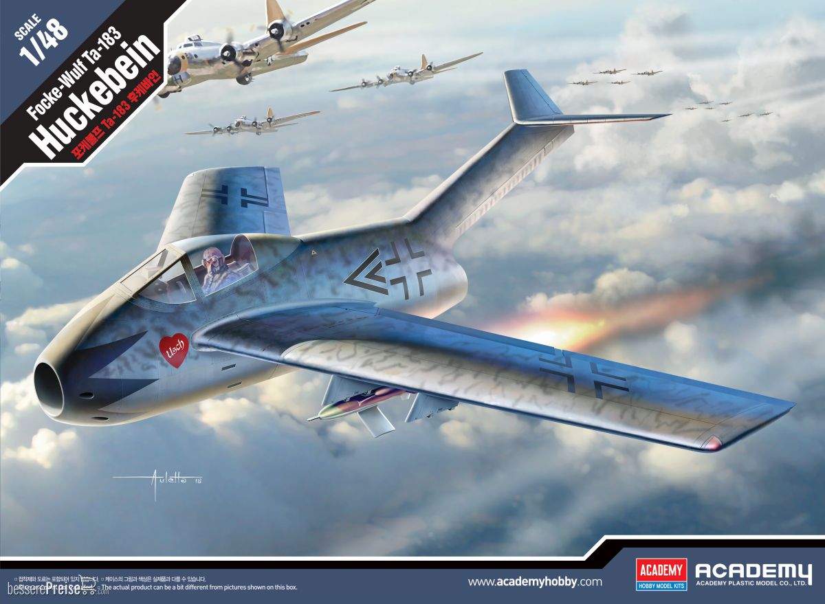 Academy 12327 - 1/48 Focke-Wulf Ta-183 ?Huckebein?