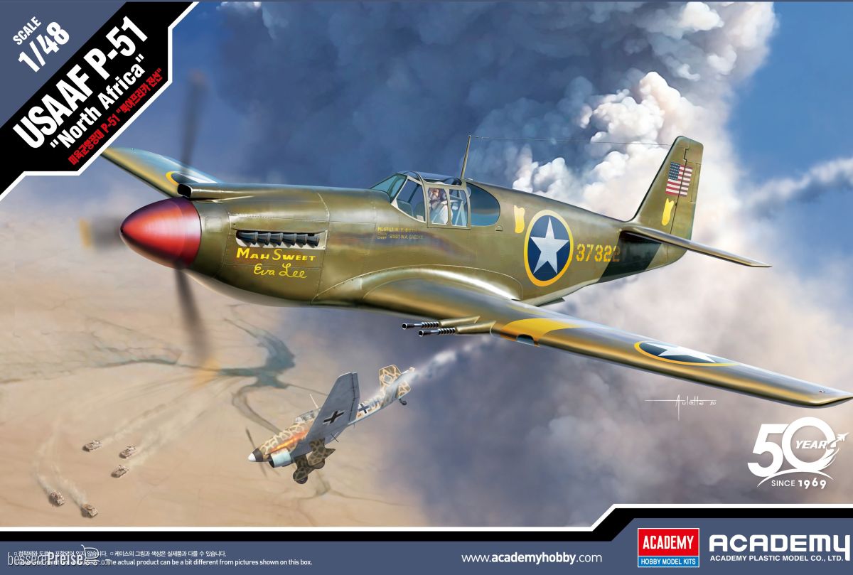 Academy 12338 - 1/48 USAAF P-51 Nordafrika