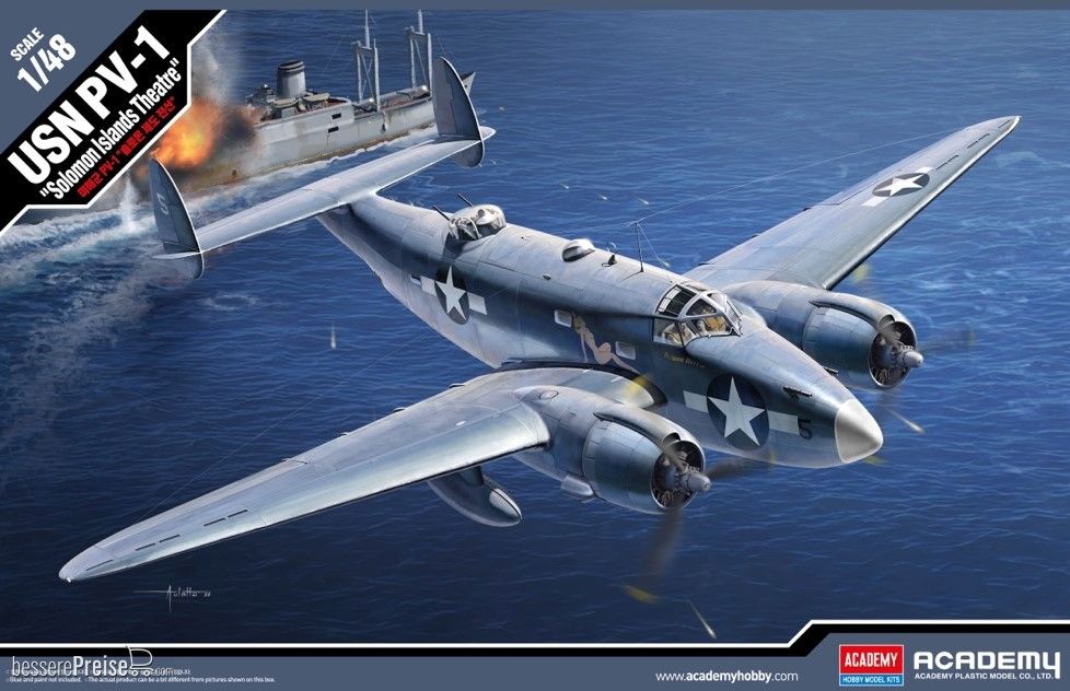 Academy 12347 - 1/48 USN Pv-1 Solomonen Schlacht