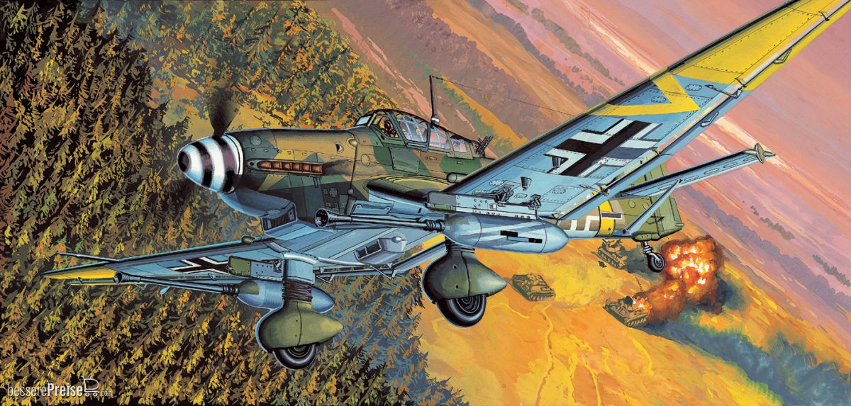 Academy 12404 - 1/72 Ju87G-2 Stuka Kanonen Vogel