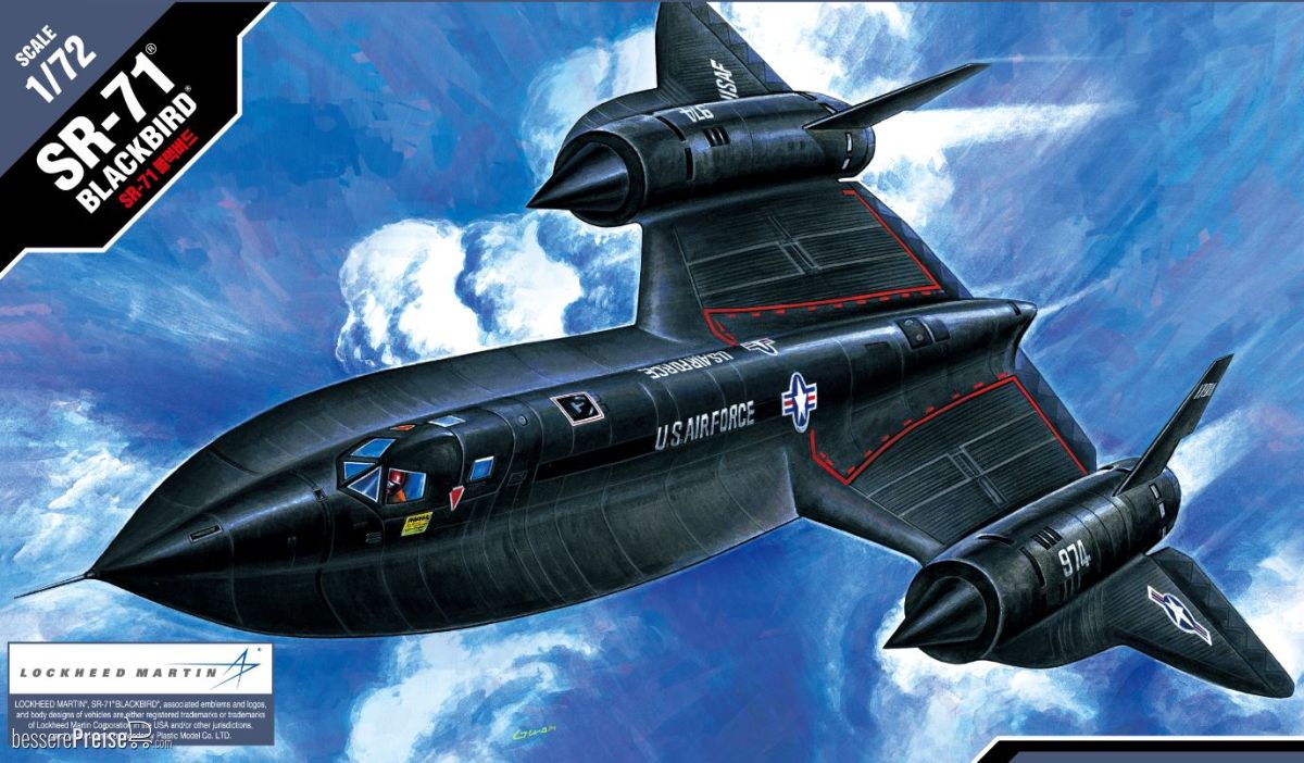 Academy 12448 - 1/72 Sr-71 Blackbird