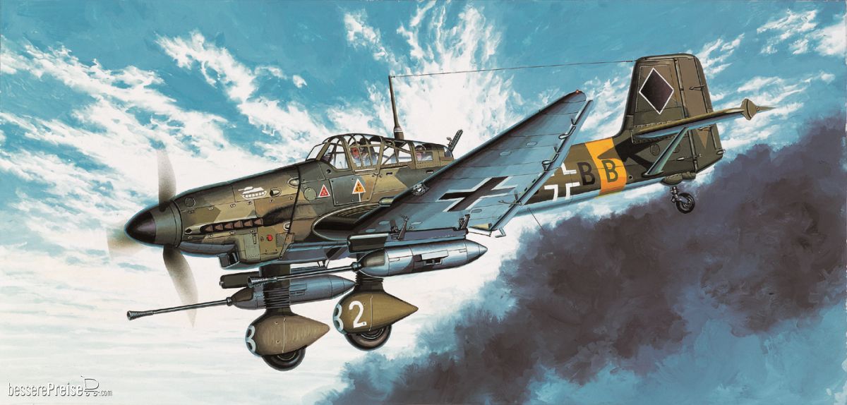 Academy 12450 - 1/72 Ju-87G Stuka Panzerjäger