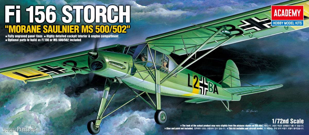 Academy 12459 - 1/72 Fieseler Fi-156 Storch