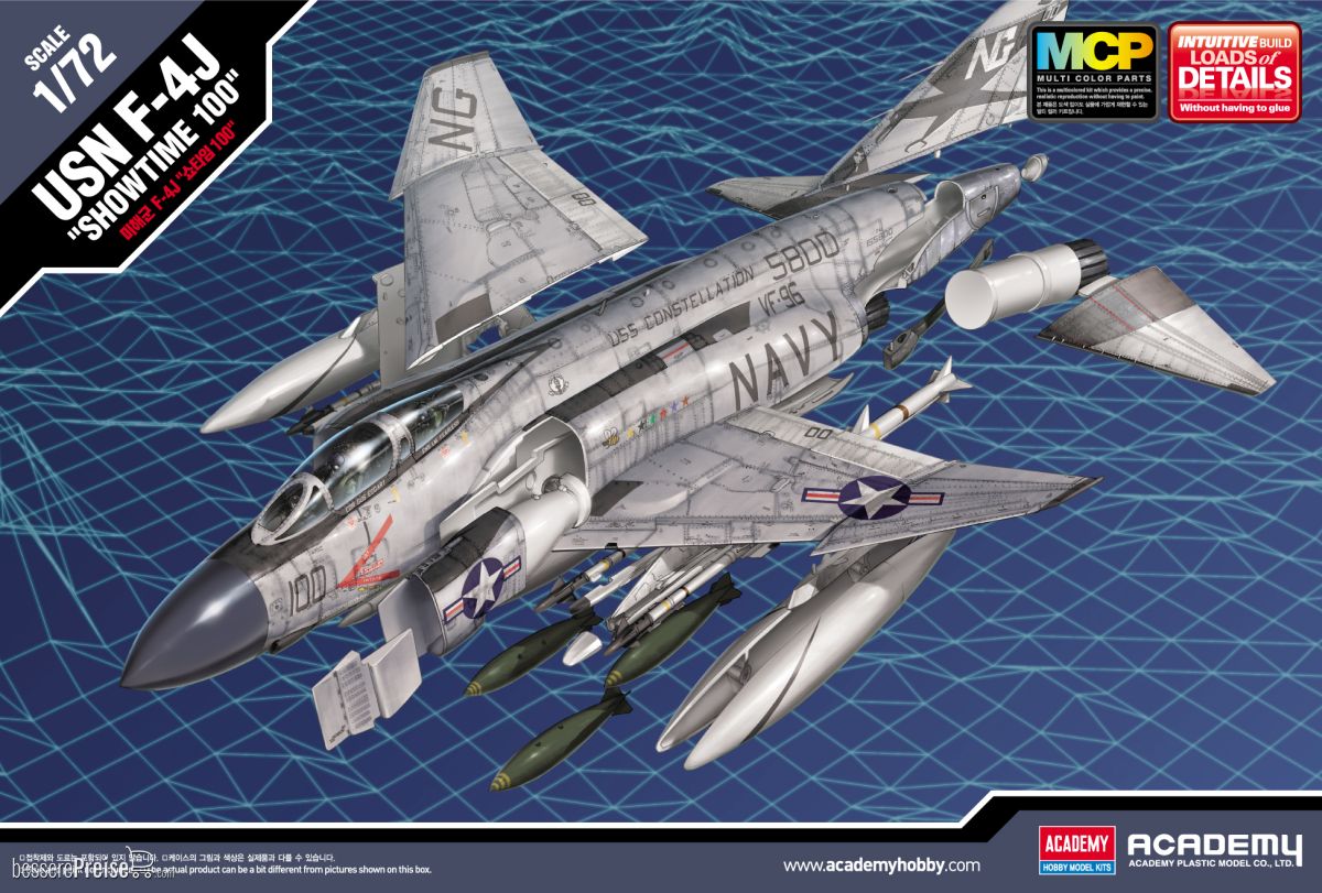 Academy 12515 - 1/72 F-4J Showtime 100